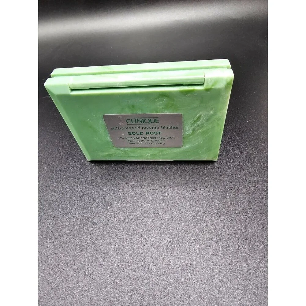 CLINIQUE SOFT-PRESSED POWDER BLUSHER 14‎ GOLD RUST .27 oz